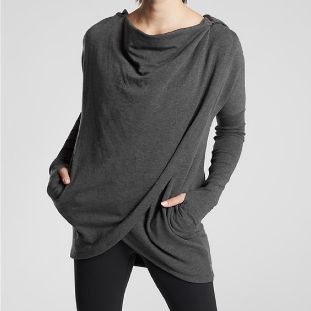 Athleta Purana Wrap Sweatshirt